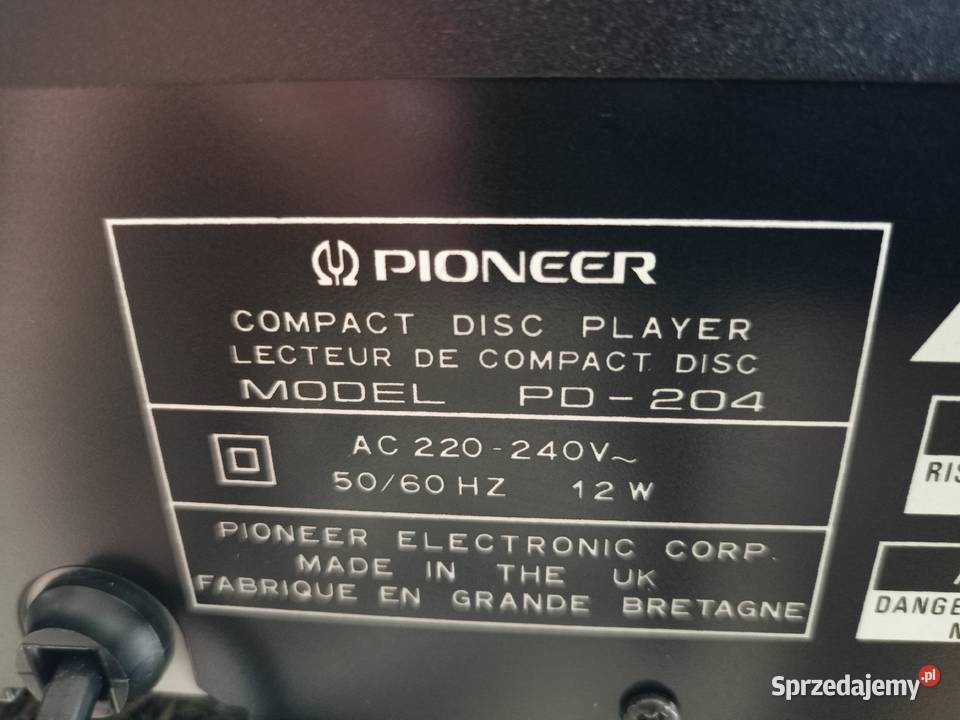 Odtwarzacz CD Pioneer PD 204 z pilotem Odtwarzacze CD i MD Drawski Młyn