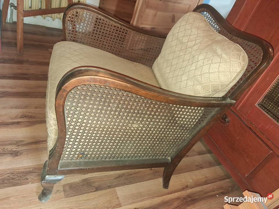 ZABYTKOWA SOFA Z DWOMA FOTELAMI WIKLINOWO dolnośląskie Świerzawa