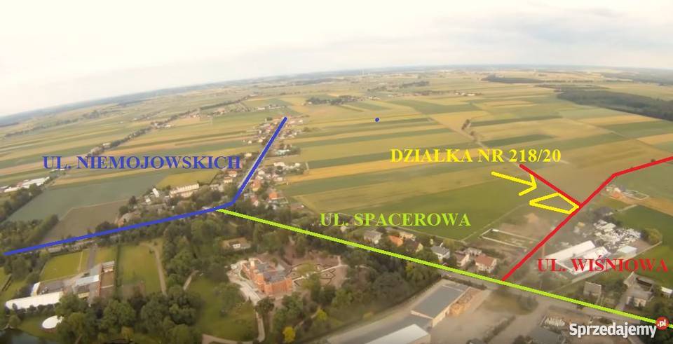 Działka na sprzedaż wieś Śliwniki gm Nowe utwardzona Śliwniki