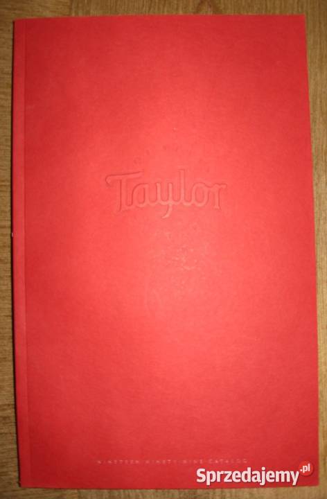 Taylor guitar catalog 1999 katalog gitar Kultura i Rozrywka Kępice sprzedam