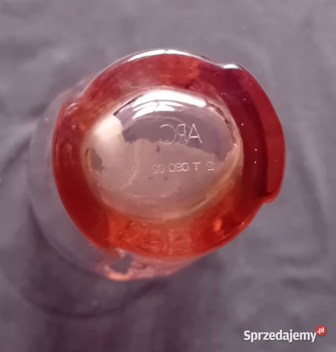 Pomarańczowa kolekcjonerska szklanka Coca Cola wielkopolskie
