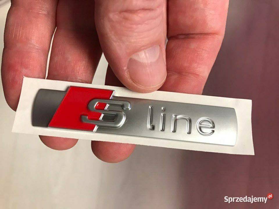 NOWY klejany znaczek SLINE S Line emblemat logo Zamość