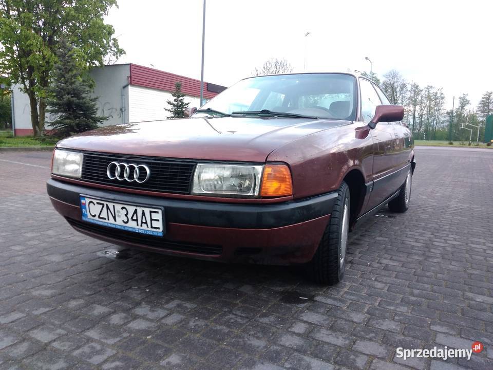 Audi 80 zadbane z pięknym kremowym wnętrzem 80 Warszawa sprzedam