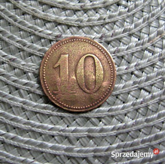 Żeton Bilon zastępczy o wartości 10 Marek Kalisz