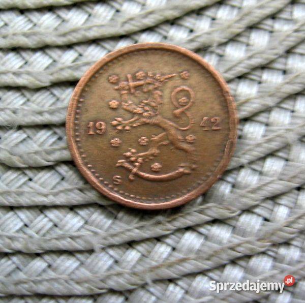 Finlandia 50 Pennia 1942r Miedz sprzedam