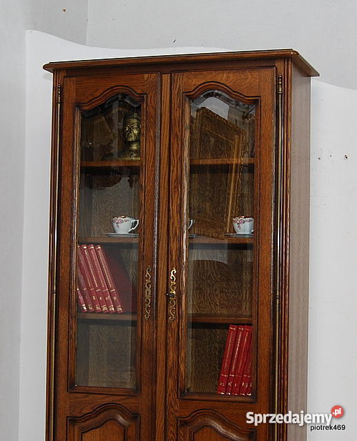 DĘBOWA BIBLIOTECZKA REGAŁ BIBLIOTEKA WITRYNA Świdnica