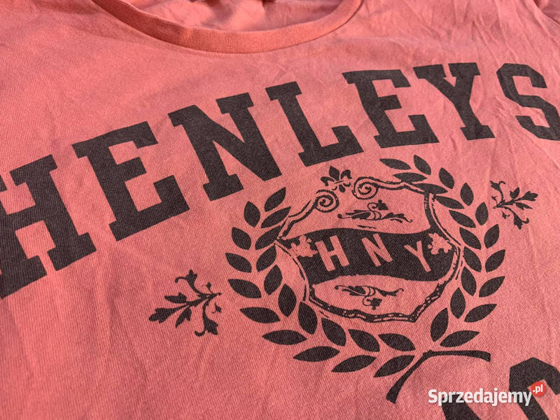 Koszulka Tshirt różowa Henleys Rozmiar 38(M) Jasło