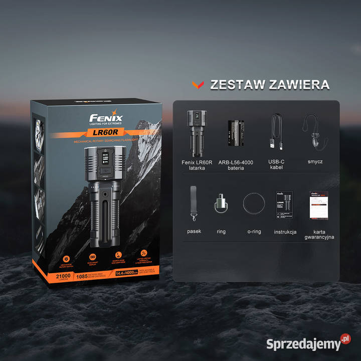 Latarka LED Fenix LR60R