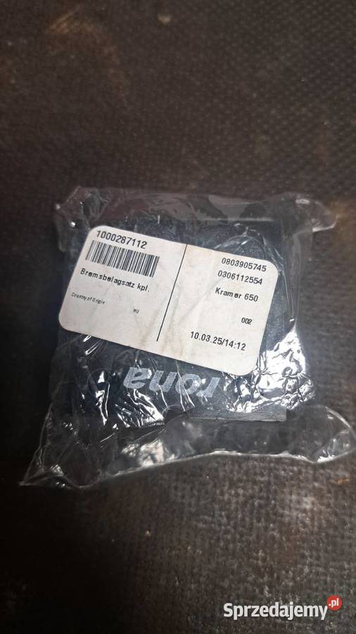 Klocki hamulcowe Kramer 650 1000287112