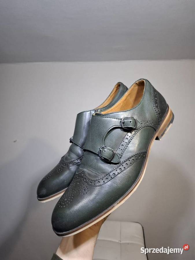 Badura 43 skórzane buty męskie monki eleganckie Kraków