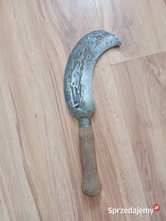 Stara maczeta kuta sygnowana antyk podkarpackie Miejsce Piastowe