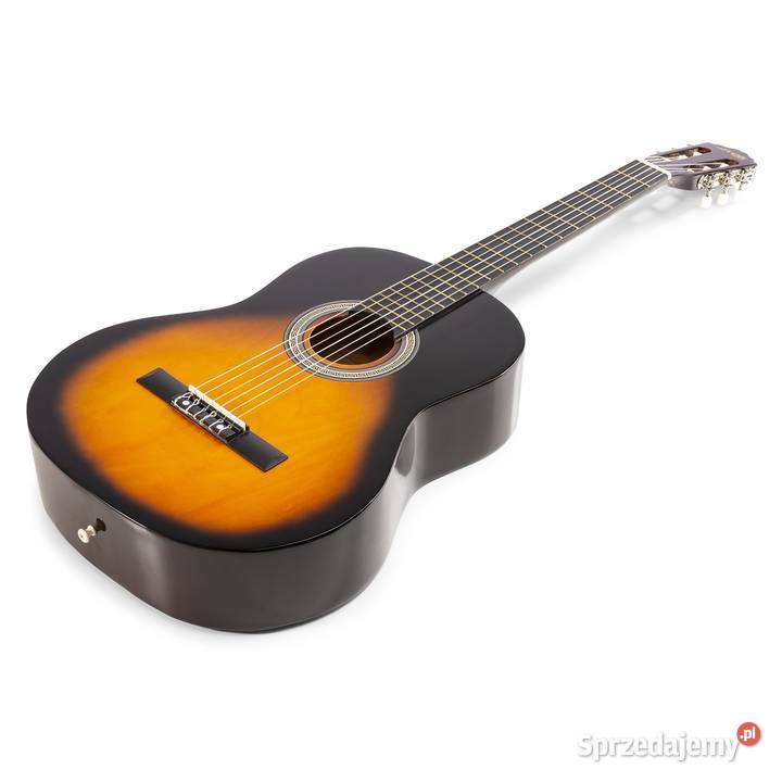 Zestaw Gitara Klasyczna Podpalana pokrowiec i Poznań
