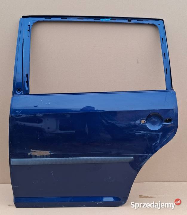 VW TOURAN I DRZWI LEWY TYŁ LEWE TYLNE Bieleń