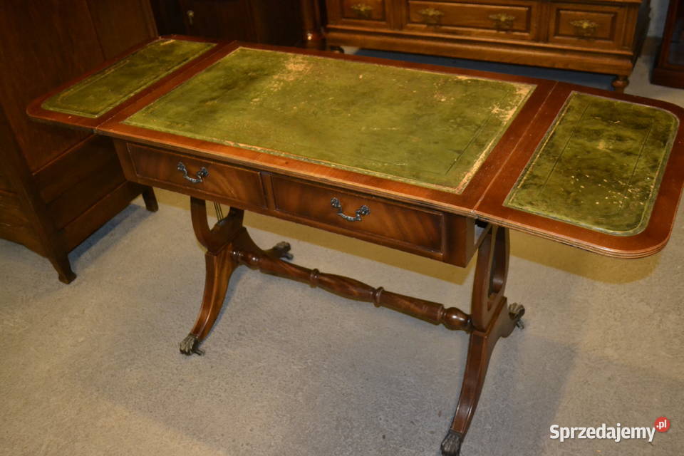 biurko angielskie z harfami