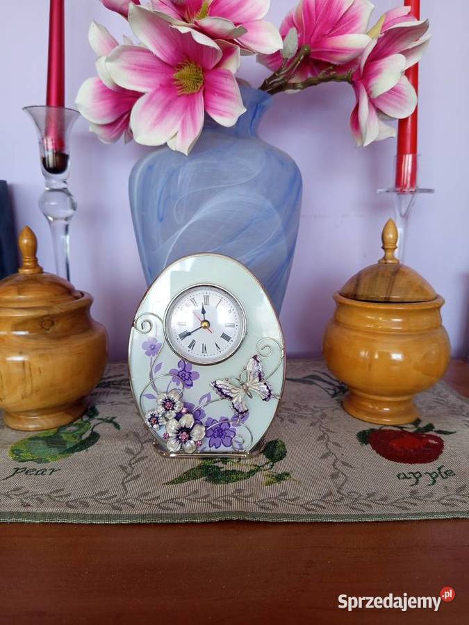 Prezent na Walentynki Zegar oprawa w szkłobogato Warszawa sprzedam