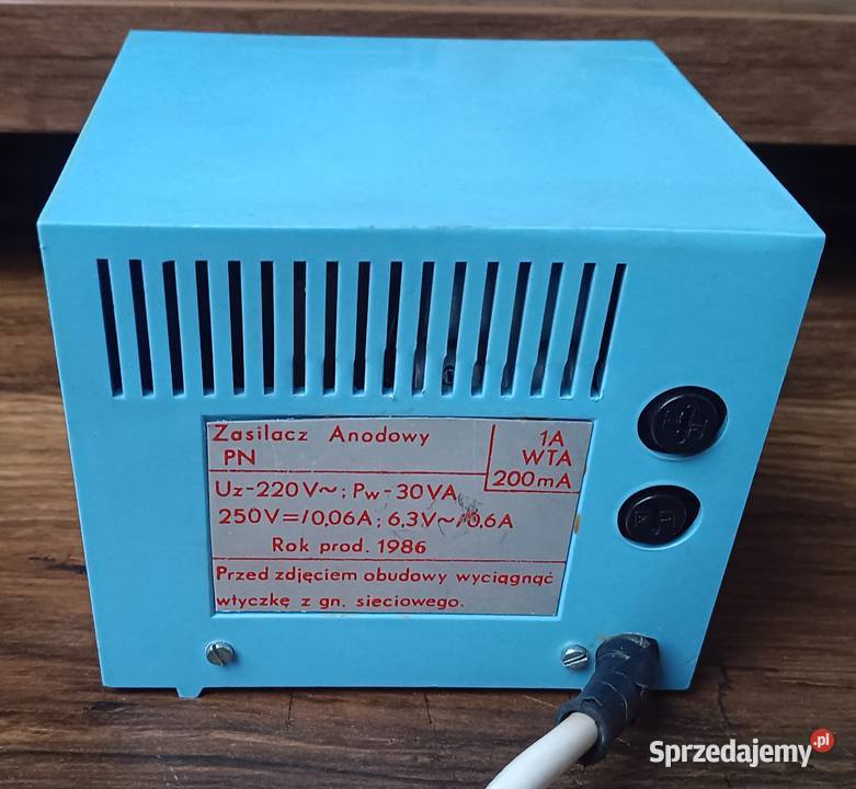 Zasilacz anodowy Typ Z7 PRL Zbylitowska Góra sprzedam
