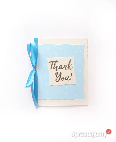 podziękowanie kartka niebieskie podziękowania warmińsko-mazurskie Olsztyn