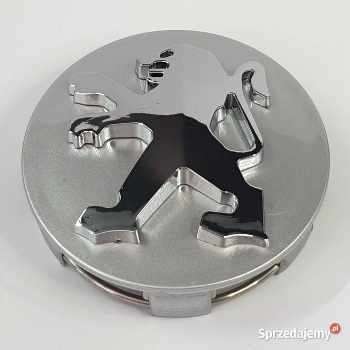 dekielek PEUGEOT 60mm ASO dekle 1 srebrny łódzkie Bełchatów