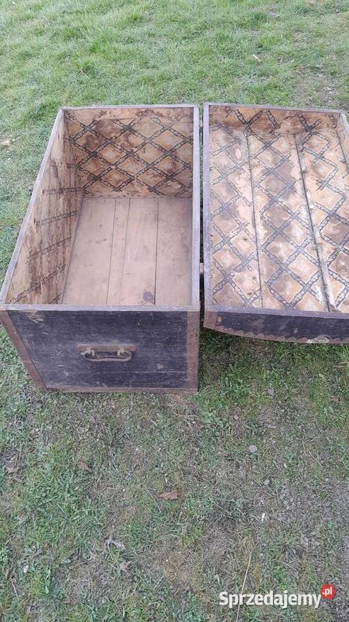 Stara skrzynia kufer Jasło