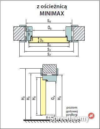 Ościeżnica blokowa Porta synchro 3D Dąb Ciemny Jarocin