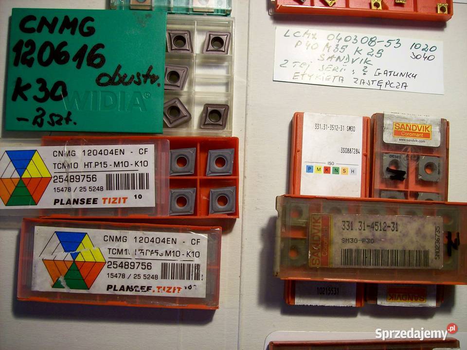 płytki wieloostrzowesandvik widia plansee komet Wałcz sprzedam