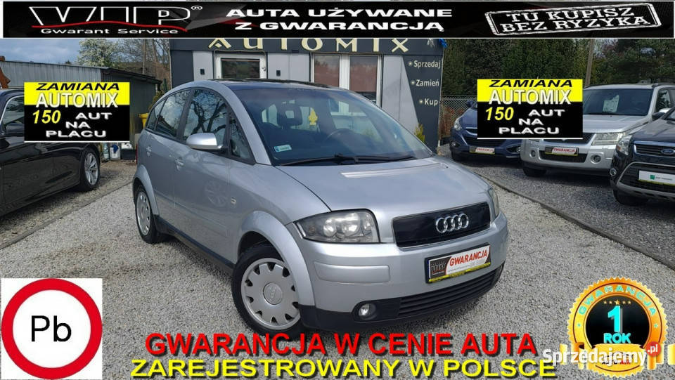 Audi A2 14 Benzyna FULL Nowy rozrząd Panorama nieuszkodzony Świdnica