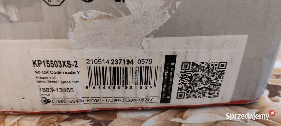 Zestaw paska rozrządu pompa wody GATES Opel Jeep podlaskie Łomża