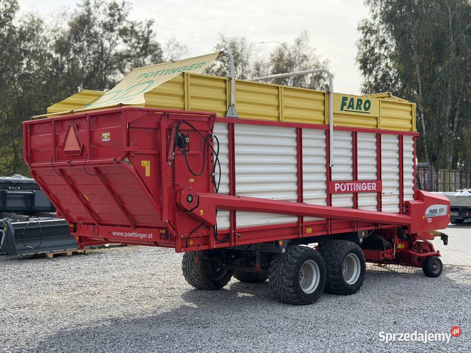 Przyczepa samozbierająca Pottinger Faro 4000 nieuszkodzony podlaskie Zambrów sprzedam