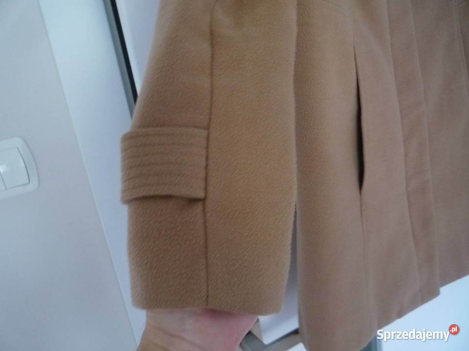 Orsay 38M Długa Kurtka beżowa camel jesienna Szczecin sprzedam
