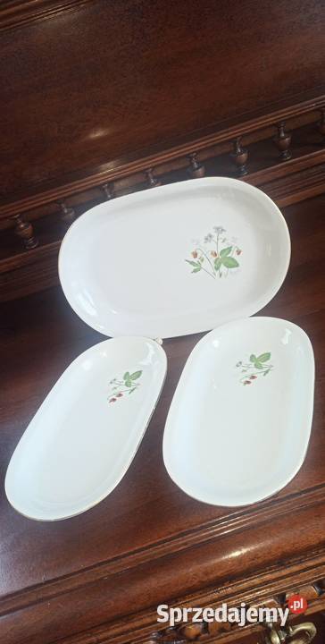 Półmisek Kahla Poziomki Porcelana biała Gdańsk