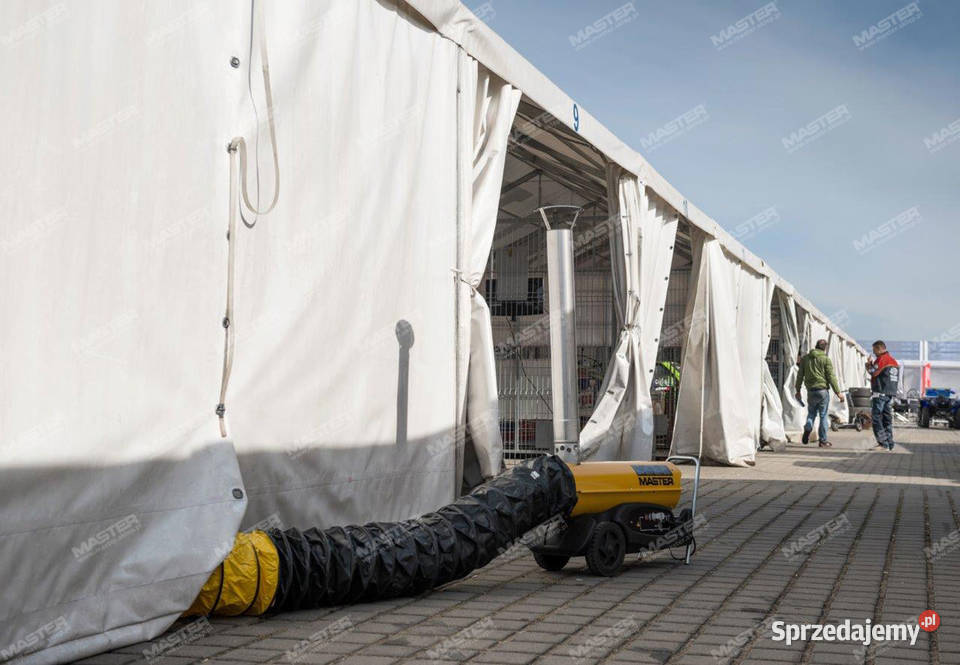 Wynajem Nagrzewnica olejowa budowlana grzanie Kłobuck