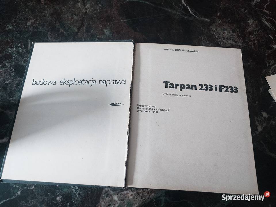 Książka instrukcja TARPAN dolnośląskie Świdnica