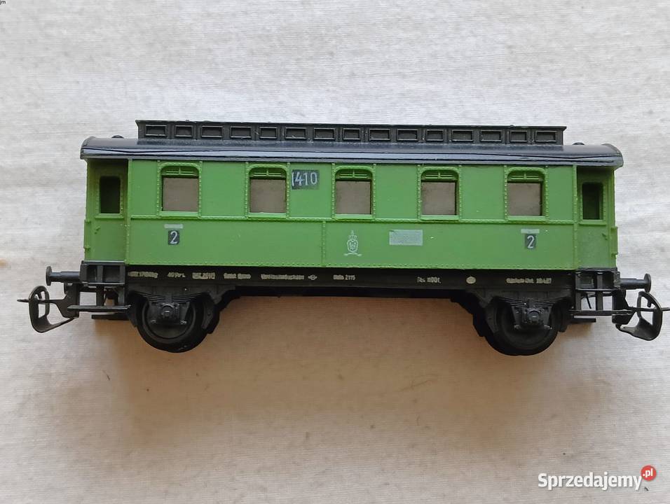Wagon Old Timer zielony 2 klasy Pruski 2osiowy Modelarstwo Kraków sprzedam