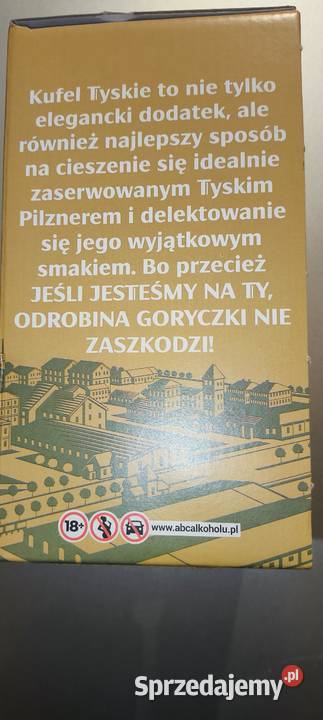 Kufel Tyskie 500 ml nowy Szklanki i kufle Gliwice sprzedam