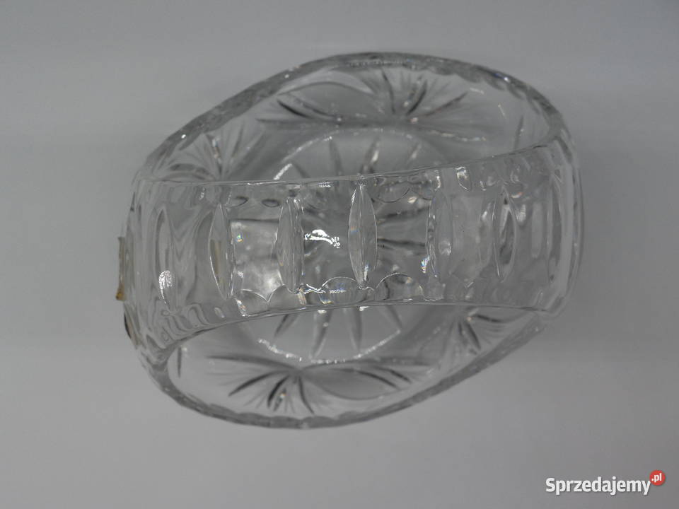 Kryształowy Koszyk MB GLASS BOHEMIA Ręczny Szlif wielkopolskie Raszków