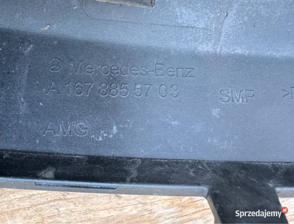 Listwa zderzaka przód lewa gle w167 amg 19 wielkopolskie Sieraków