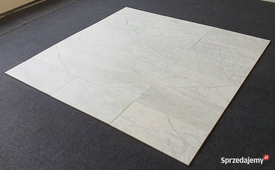 Płytki marmurowe Bianco Calacatta Matowe Bielawa