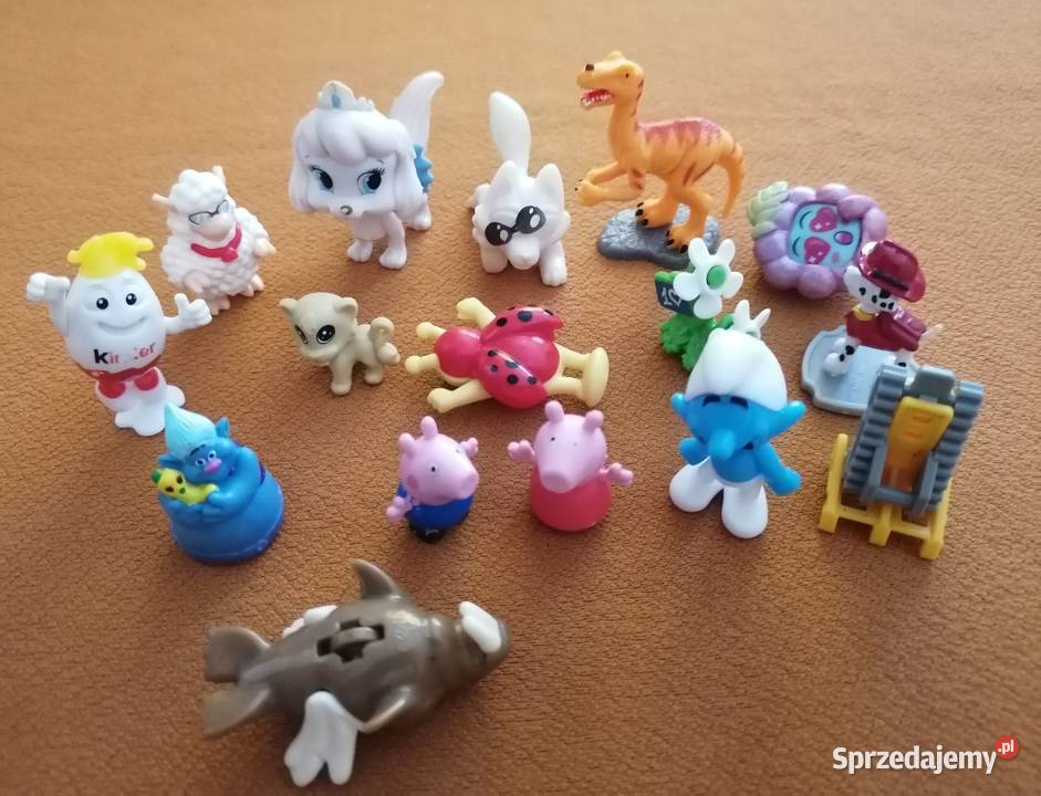 Zestaw miniaturowych figurek sztuk 16 Łódź