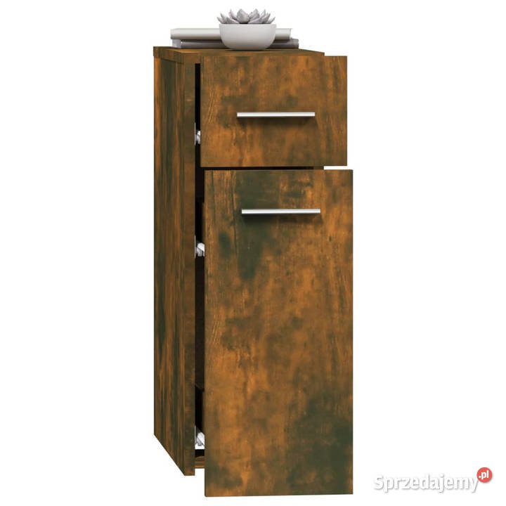 Szafka apteczna przydymiony dąb 20x455x60