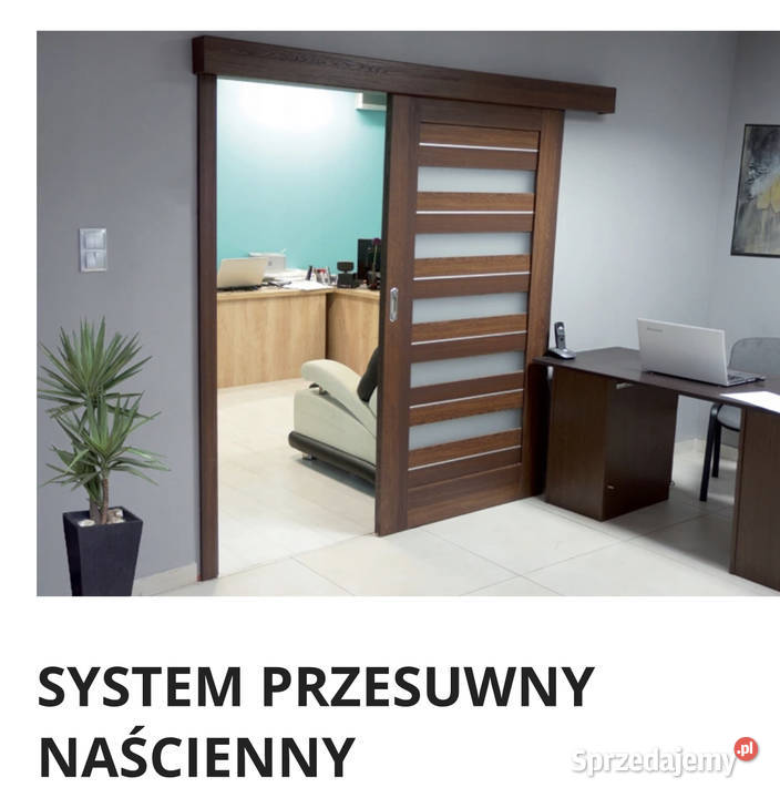 Solidne drzwi wewnętrzne WINDOOR PEGASUS szybka Drewno