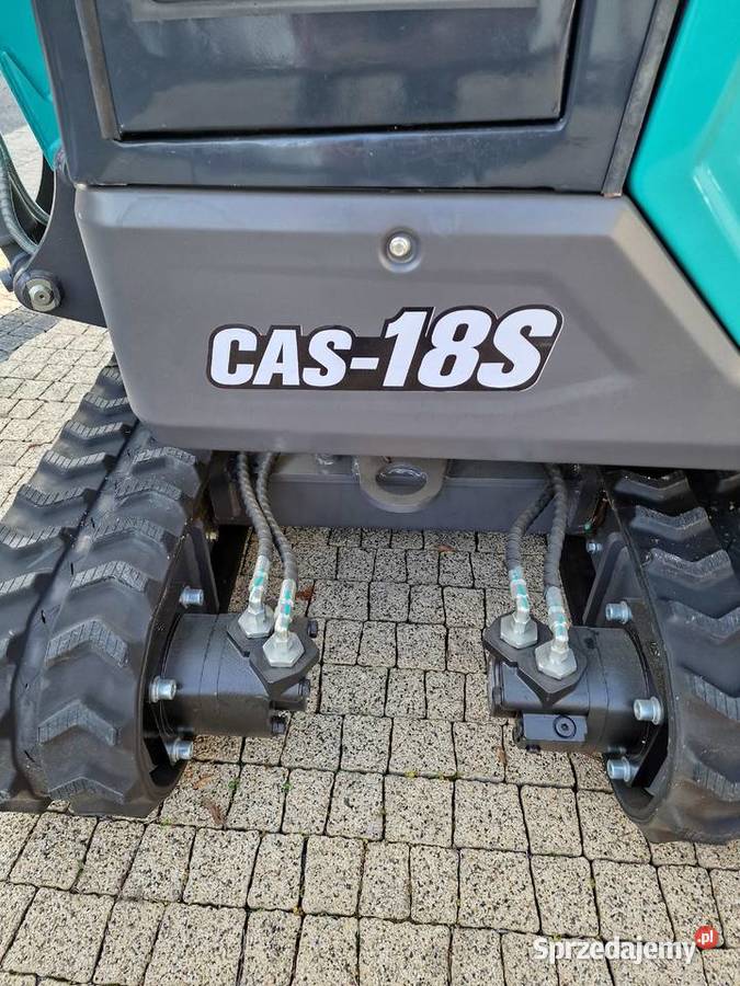 Minikoparka CASTER 18S Silnik Kubota 1800 BOGATE