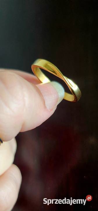 Nowa obrączka pierscionek stal chirurgiczna