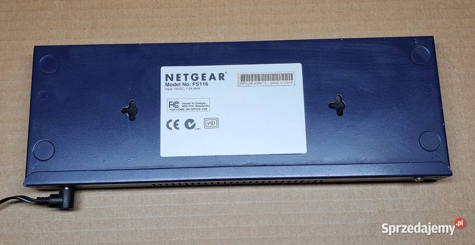 SWITCH NETGEAR FS116 16PORT 10100 dolnośląskie