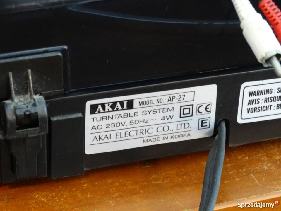 Gramofon Akai AP 27 igła sprawny WYSYŁKA Elektronika Jasło