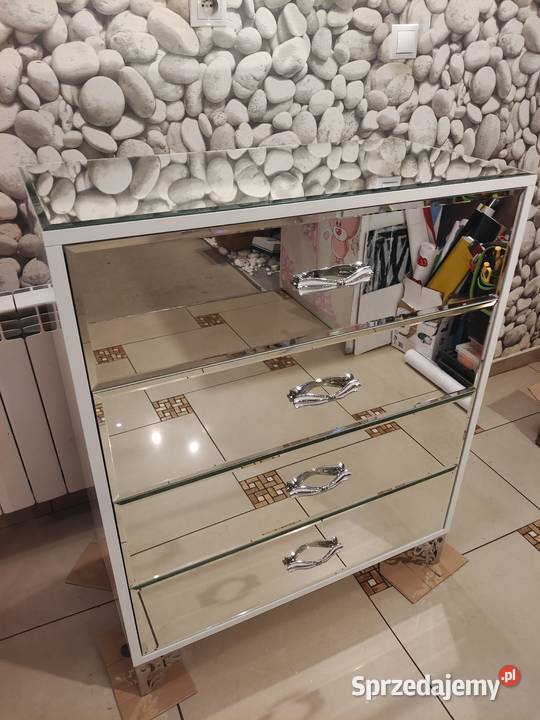 Komoda Wysoki Połysk 4 szuflady 80 Glamour Nowy Sącz sprzedam
