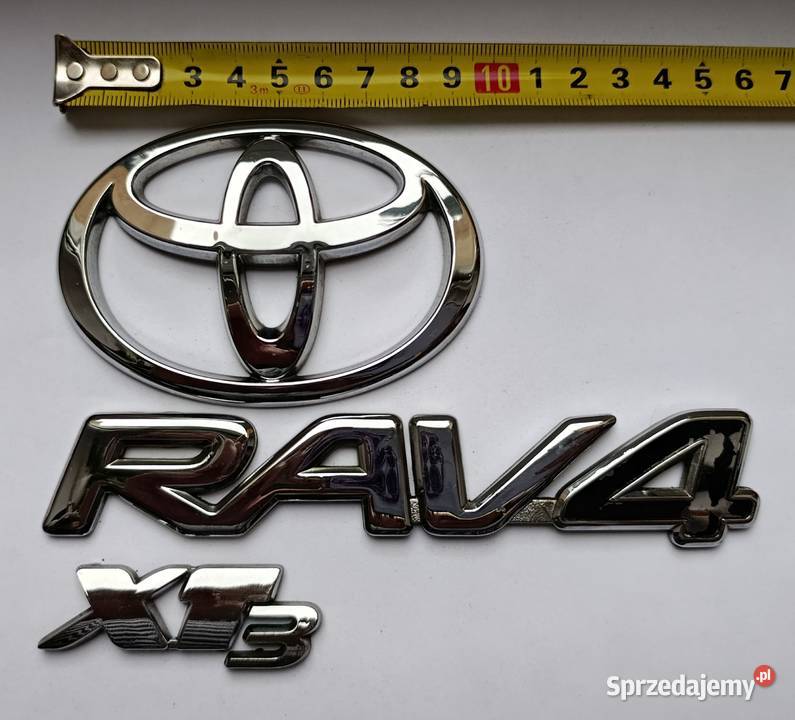 Emblemat Napis Toyota Rav4 II 0305r kujawsko-pomorskie Lipno