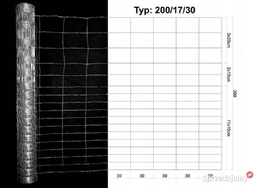 SIATKA OGRODZENIOWA LEŚNA 2001730 L Leżajsk