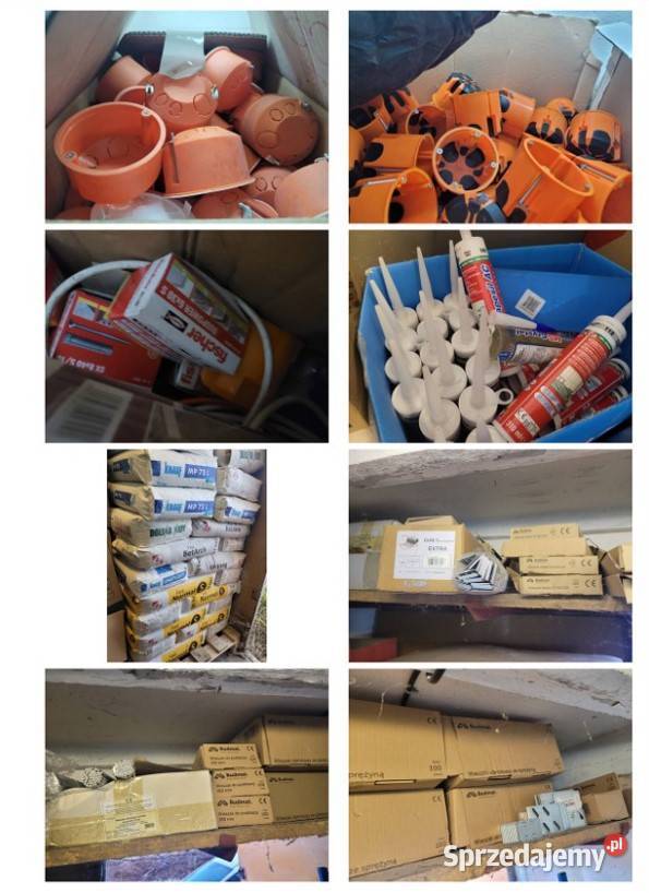 Zapasy magazynowe sklepu budowlanego sprzedam
