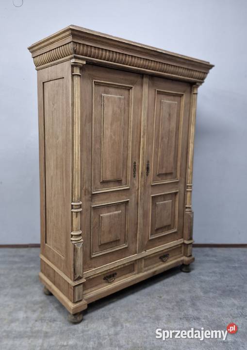 Ładna Orzechowa Szafa Eklektyczna AntykiMarki mazowieckie