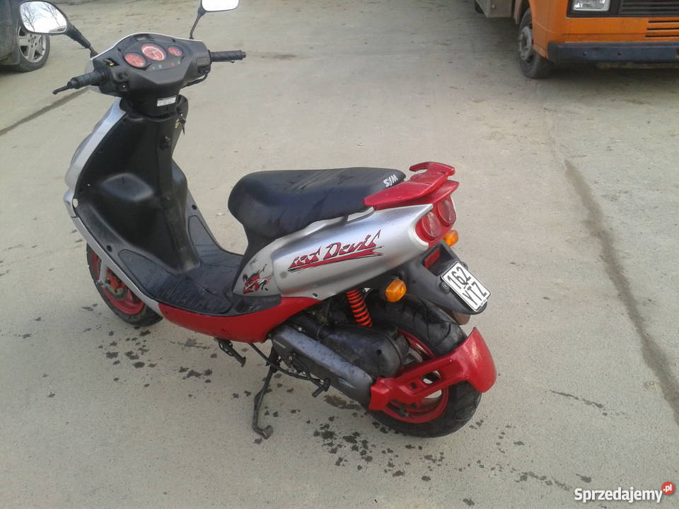 SYM Skuter Sym Red Devil 50 ccm nieuszkodzony Brzozów